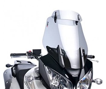 TOURING WINDSHIELD WITH VISOR FOR YAMAHA FZ1 FAZER 2006-2016 - SMOKE
